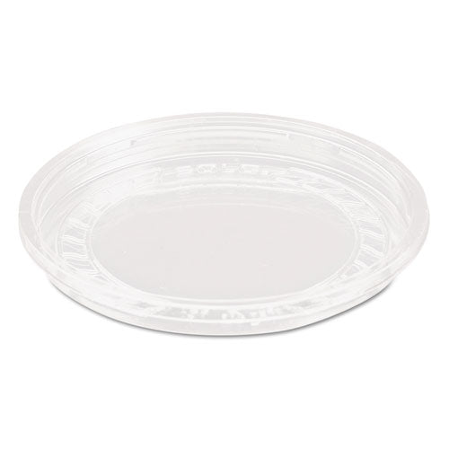 Bare Eco-forward Rpet Deli Container Lids, 8oz, Clear, 50-pack, 10 Packs-carton