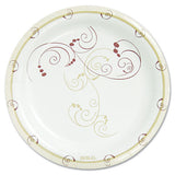 Symphony Paper Dinnerware, Mediumweight Plate, 8 1-2", Tan, 500-carton