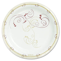 Symphony Paper Dinnerware, Mediumweight Plate, 8 1-2" Round, Tan, 125-pack