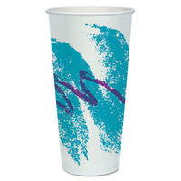 Double Sided Poly Paper Cold Cups, 21 Oz, Symphony Design, 50-pack, 20 Packs-carton