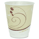Symphony Design Trophy Foam Hot-cold Cups, 12 Oz, Beige, 1000-carton