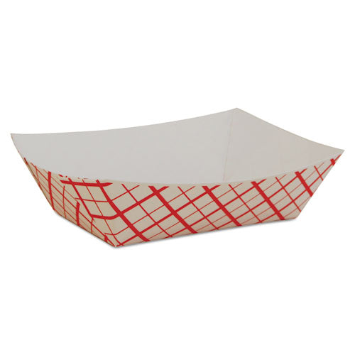 Paper Food Baskets, Red-white Checkerboard, 1-2 Lb Capacity, 1000-carton