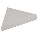 Lock-corner Pizza Boxes, Cardboard, For 8" Slices, White, 400-carton