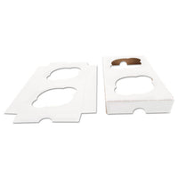 Cupcake Holder Inserts, 9.88 X 13.88 X 0.88, White-kraft, 200-carton