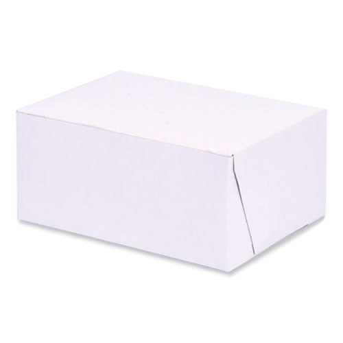 Bakery Boxes, 6 X 4.45 X 2.75, White, Paper, 250/carton