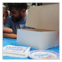 Bakery Boxes, 7 X 7 X 4, White, Paper, 250/carton