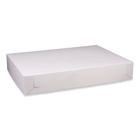 Bakery Boxes, 26 X 18.5 X 4, White, Paper, 50/carton