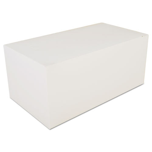 Carryout Tuck Top Boxes, White, 9 X 5 X 4, Paperboard, 250-carton