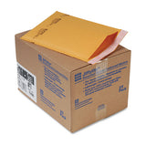 Jiffylite Self-seal Bubble Mailer, #1, Barrier Bubble Lining, Self-adhesive Closure, 7.25 X 12, Golden Brown Kraft, 25-carton