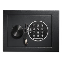 Electronic Lock Security Safe, 1 Cu Ft, 16.94w X 14.56d X 8.88h, Black