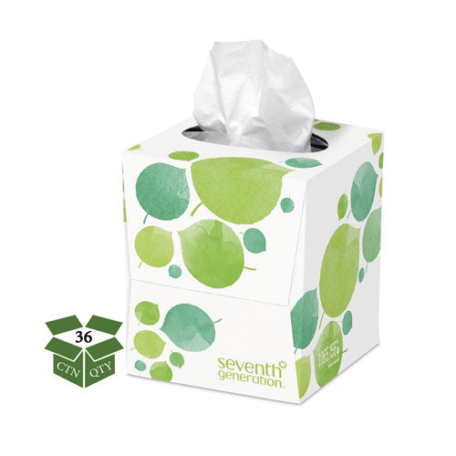100% Recycled Facial Tissue, 2-ply, 85 Sheets-box, 36 Boxes-carton
