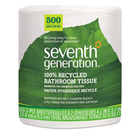 100% Recycled Bathroom Tissue, Septic Safe, 2-ply, White, 240 Sheets-roll, 48-carton