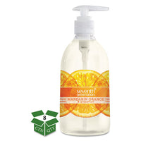 Natural Hand Wash, Mandarin Orange & Grapefruit, 12 Oz Pump Bottle, 8-carton