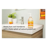 Natural Hand Wash, Mandarin Orange & Grapefruit, 12 Oz Pump Bottle, 8-carton