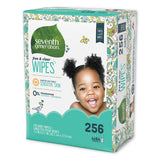 Free & Clear Baby Wipes, Refill, Unscented, White, 256-pk, 3 Pk-ct