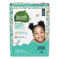 Free & Clear Baby Wipes, Refill, Unscented, White, 256-pack