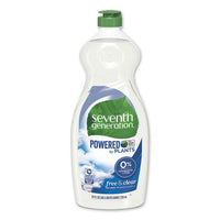 Natural Dishwashing Liquid, Free And Clear, 19 Oz Bottle, 6/carton