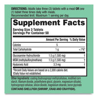 Glucosamine Plus Msm Tablet, 150 Count