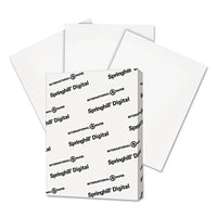 Digital Index White Card Stock, 92 Bright, 110lb, 8.5 X 11, White, 250-pack