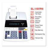 El1197piii Two-color Printing Desktop Calculator, Black-red Print, 4.5 Lines-sec