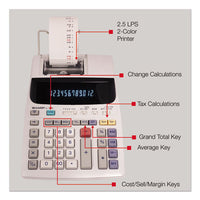 El-1801v Two-color Printing Calculator, Black-red Print, 2.1 Lines-sec
