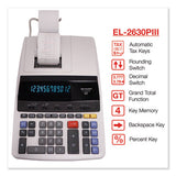 El2630piii Two-color Printing Calculator, Black-red Print, 4.8 Lines-sec