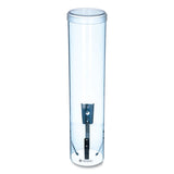 Large Pull-type Water Cup Dispenser, Translucent Blue