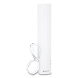 Small Pull-type Water Cup Dispenser, White