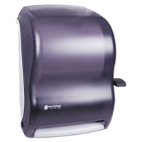 Lever Roll Towel Dispenser, Oceans, 12.94 X 9.25 X 16.5, Black Pearl