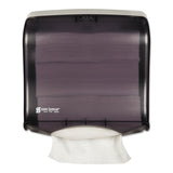 Ultrafold Fusion C-fold And Multifold Towel Dispenser, 11.5 X 5.5 X 11.5, Black