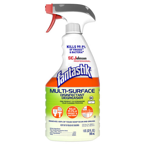 Multi-surface Disinfectant Degreaser, Herbal, 32 Oz Spray Bottle, 8-carton