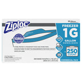 Zipper Freezer Bags, 1 Gal, 2.7 Mil, 9.6" X 12.1", Clear, 28-box, 9 Boxes-carton