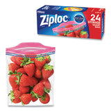Seal Top Bags, 1 Qt, 7.44" X 7", Clear, 80-box
