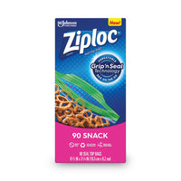 Seal Top Snack Bags, 10 Oz, 6.5" X 3.25", Clear, 90-box