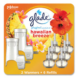 Plugin Scented Oil, Hawaiian Breeze, 0.67 Oz, 2 Warmers And 6 Refills-pack