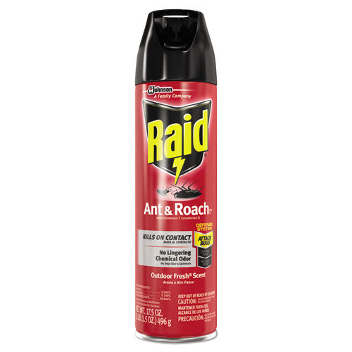 Ant And Roach Killer, 17.5 Oz Aerosol Spray, Outdoor Fresh