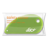 Safety Cutters, Fixed, Non Replaceable Micro Safety Blade, Ceramic, Green