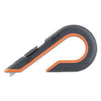 Box Cutters, Double Sided, Replaceable, Carbon Steel, Gray, Orange