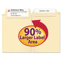 Supertab Top Tab File Folders, 1-3-cut Tabs, Letter Size, 11 Pt. Manila, 100-box