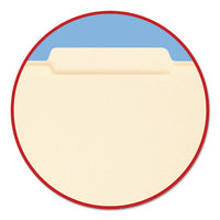 Reinforced Guide Height File Folders, 2-5-cut 2-ply Tab, Right Of Center, Letter Size, Manila, 100-box