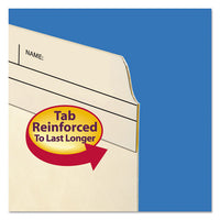 Reinforced Guide Height File Folders, 2-5-cut Printed Tab, Right Of Center, Letter Size, Manila, 100-box