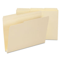 Expandable Heavyweight File Folders, 1-3-cut Tabs, Letter Size, Manila, 50-box