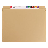 Heavyweight Kraft File Folders, Straight Tab, Letter Size, 11 Pt. Kraft, 100-box