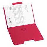 Supertab Colored File Folders, 1-3-cut Tabs, Letter Size, 11 Pt. Stock, Red, 100-box