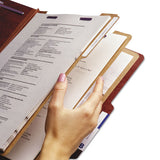 Pressboard Classification Folders With Safeshield Coated Fasteners, 2-5 Cut, 3 Dividers, Letter Size, Red, 10-box