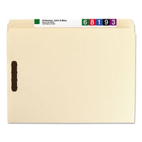 Top Tab 2-fastener Folders, Straight Tab, Letter Size, 11 Pt. Manila, 50-box