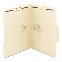 Supertab Reinforced Guide Height 2-fastener Folders, 1-3-cut Tabs, Letter Size, 11 Pt. Manila, 50-box
