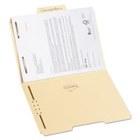 Supertab Reinforced Guide Height 2-fastener Folders, 1-3-cut Tabs, Letter Size, 14 Pt. Manila, 50-box