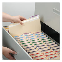 Top Tab Manila Expansion 2-fastener Folders, 1-3-cut Tabs, Letter Size, 50-box