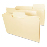 Supertab Top Tab File Folders, 1-3-cut Tabs, Legal Size, 11 Pt. Manila, 100-box
